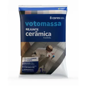 Rejunte Flexível Votomassa Marrom 1kg